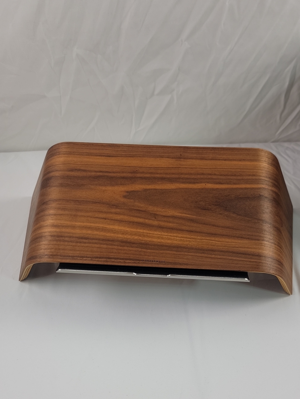 Grove Made Laptop Stand Wood Grain - Walnut Finish Mcm